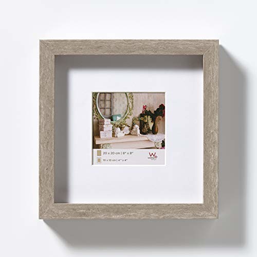 Walther Stockholm 3D drewniana rama 20x20 cm szara EA222D