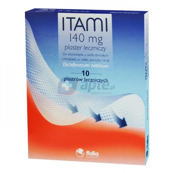 FIDIA Farmaceutici Itami 140mg plastry x10 sztuk