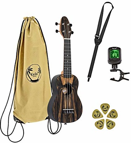 Ortega Guitars KEIKI K3 Series ukulele zestaw
