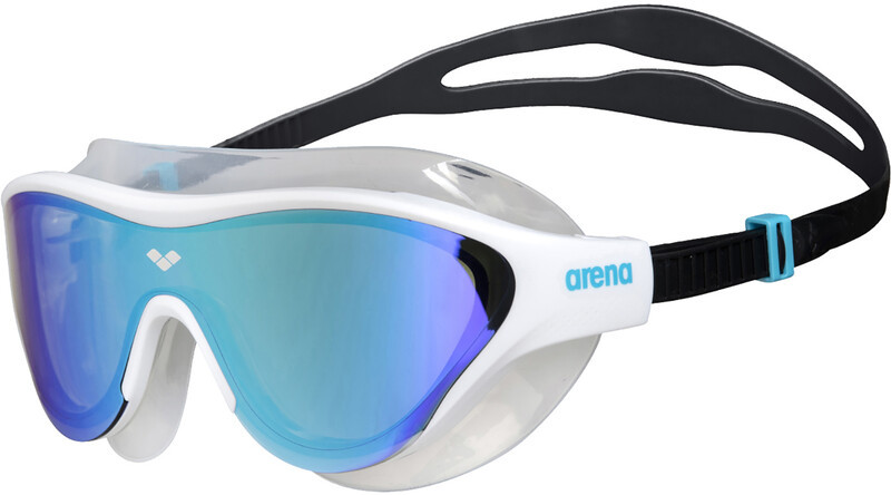 Arena The One Mask Mirror Goggles, blue/white/black 2021 Okulary do pływania 4308-100-0