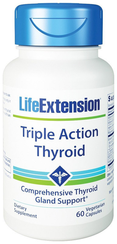 LIFE EXTENSION LIFE EXTENSION Triple Action Thyroid 60vegcaps
