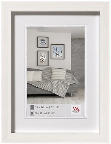 Walther wzornictwo Construction wzornictwo rama 10 x 15 cm ramka na zdjęcia, polistyren, biały, 12.7 x 1.3 x 17.7 cm JK015W