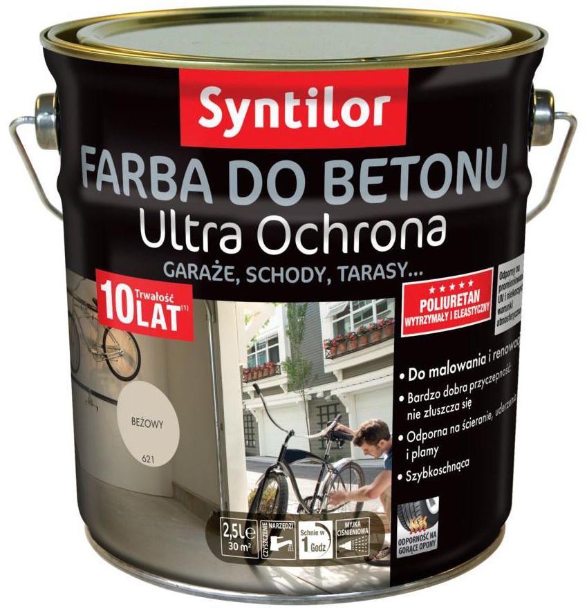 Syntilor Farba do betonu ULTRA OCHRONA 2.5 l Beżowy