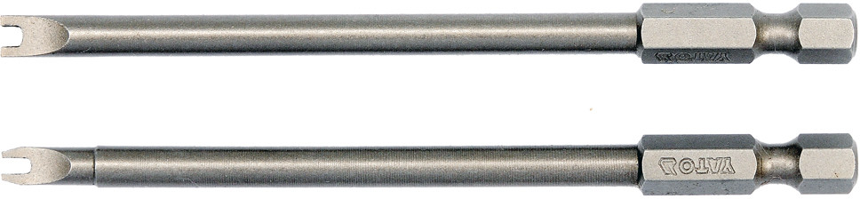 YATO Końcówki wkrętakowe 1/4, 2 szt - spanner: nr4x100mm; nr8x100mm YT-0498