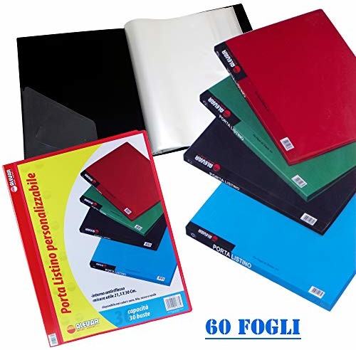 Alevar Album do segregacji 60 koszulek A4 niebieski 2183/60BL