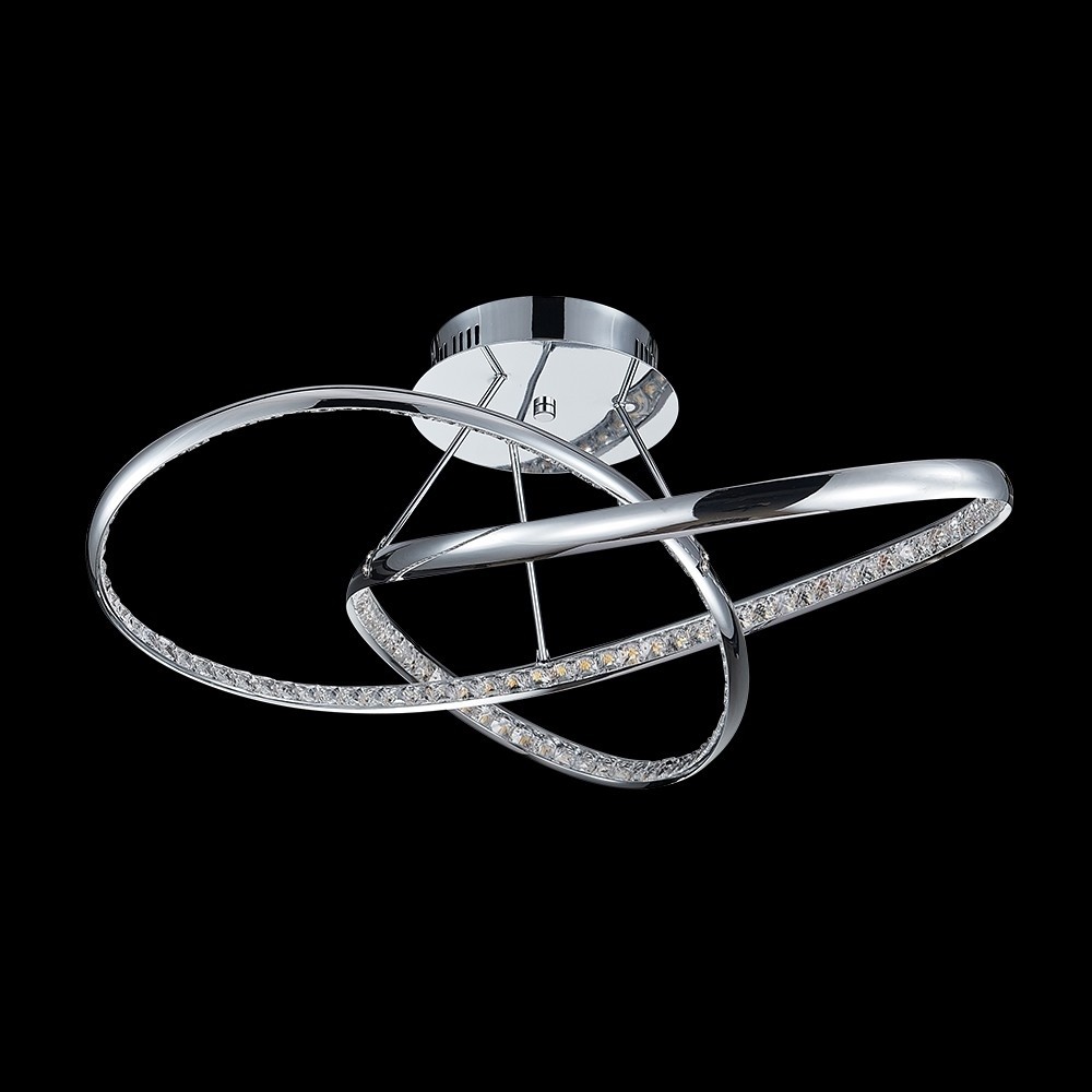 Luxera 62426 - LED Przysufitowy żyrandol kryształowy MADD 1xLED/25W/230V