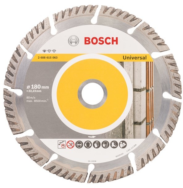 Bosch DIAMANTSKIVE STD UNIVRESAL 180X22.23MM 2608615063