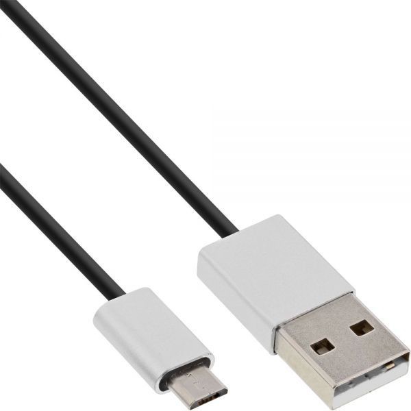 InLine Kabel USB USB A > Micro USB M/M Czarny 2m 31720I 31720I