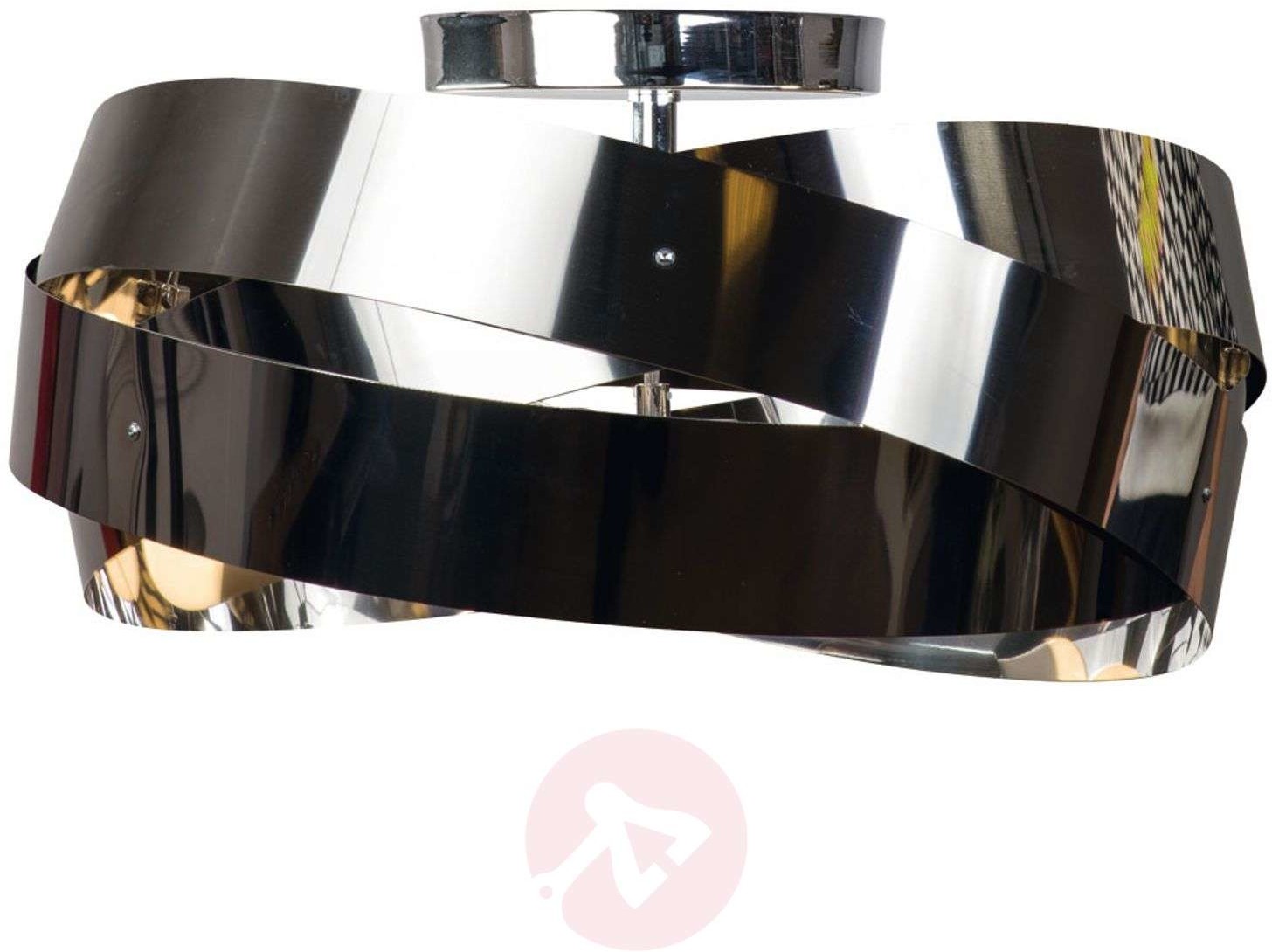 LIS Poland Lampa sufitowa Tornado chromowo-niklowa 50cm