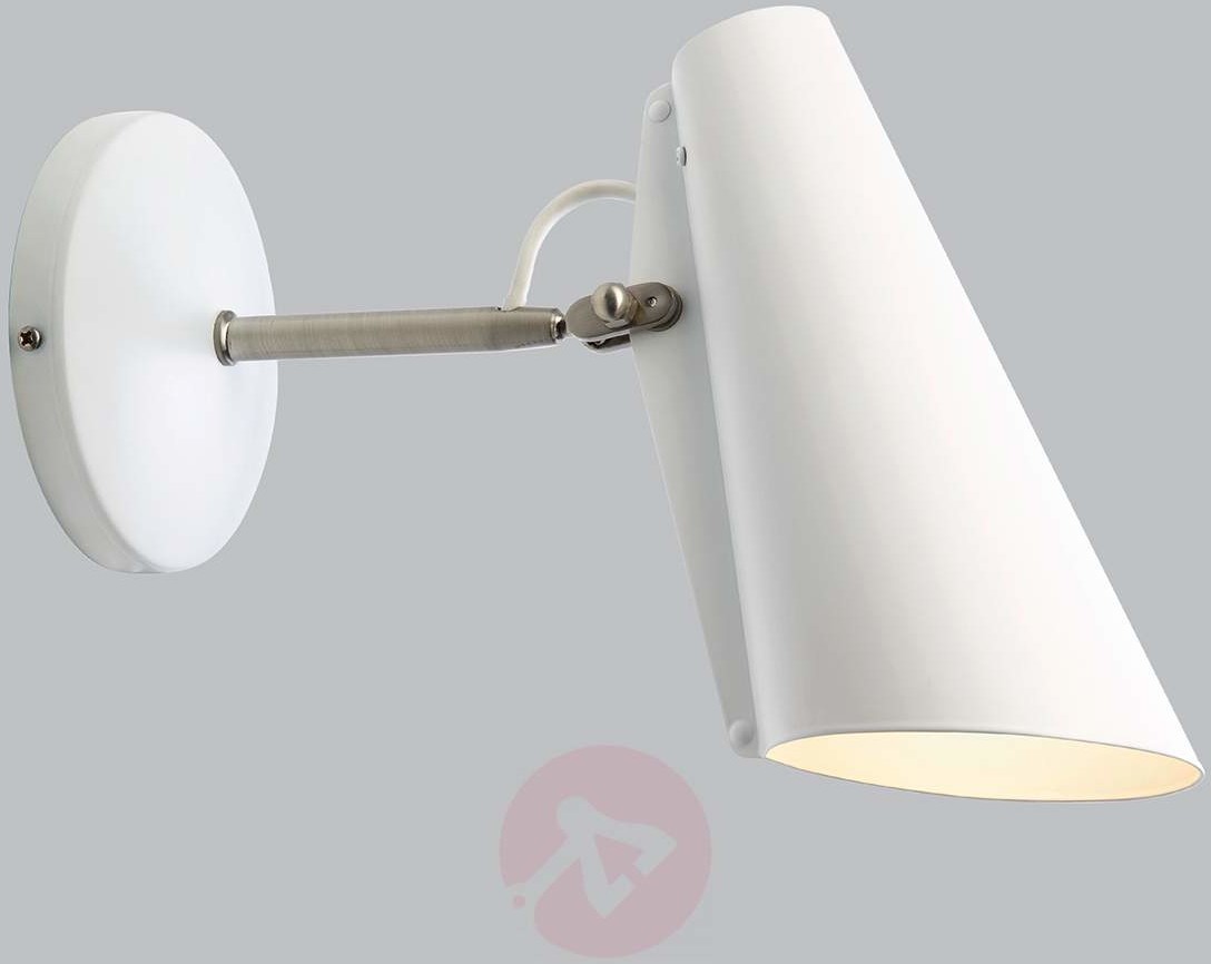 Northern Lighting Spot BIRDY w stylu retro, biały