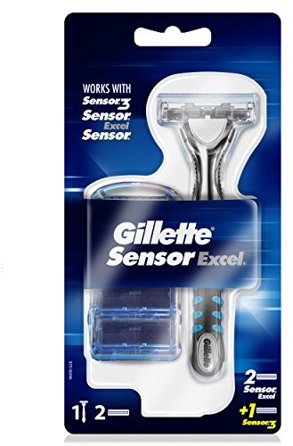 Gillette czujnik Excel do maszynki do golenia dla mężczyzn + 2 sensorexcel i 1 sensor3 ostrza 13241191