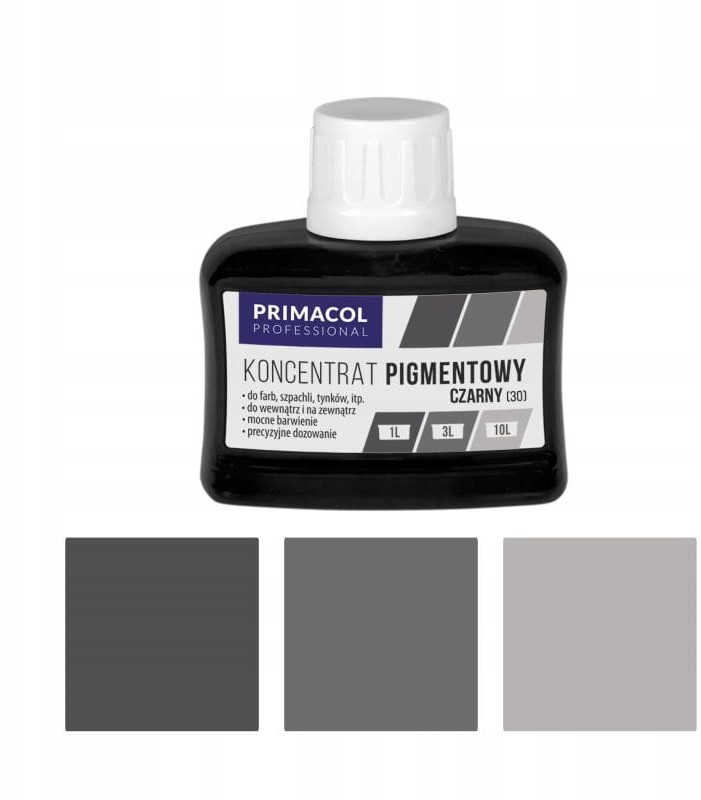 Primacol pigment do farb i tynków 80ml czarny