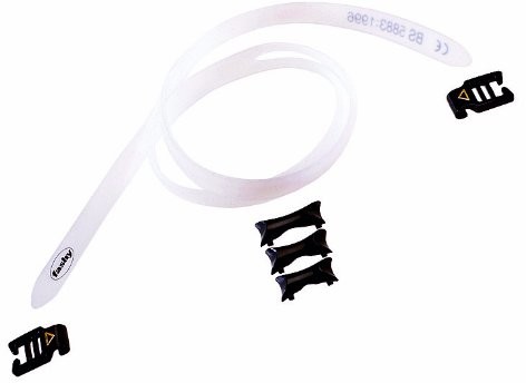 Fashy okulary do pływania opaska na głowę, biały 4193