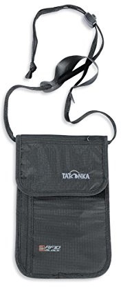 Tatonka pieniędzy przechowywanie Skin Neck Pouch RFID B, Black, 19 x 13 x 1 cm, 2959 2959