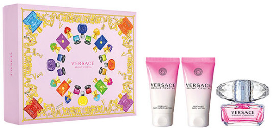 Versace Bright Crystal EDT 50ml + SG 50ml + BL 50ml