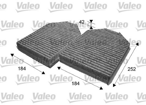 VALEO Filtr, przewietrzanie przestrzeni pasażerskiej 715640