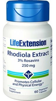 Life Extension Rhodiola Extract 3% Rosavins) 60 kapsułek | Life Extension 00889