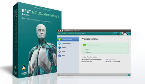 Eset NOD32 Antivirus for Linux Desktop