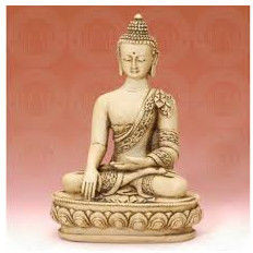 Song of india Figurka Buddhy w Jasnej żywicy 17cm - WF758