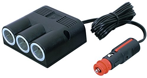 ProCar 67601500 potrójne gniazdko 12  24 V z kablem do opon samochodowych 67601500