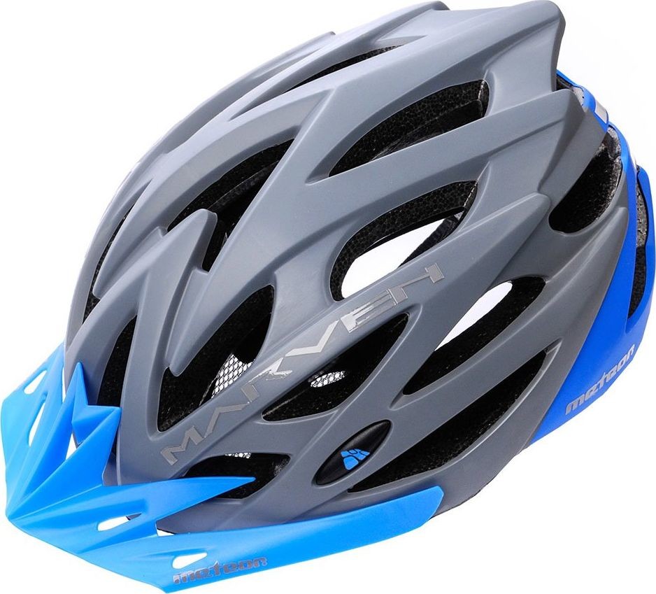 Meteor KASK ROWEROWY MARVEN grey/blue S 24731