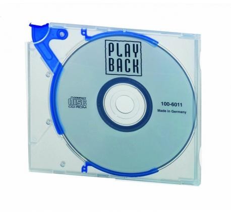 Durable Pudełko na CD op. 10 szt. Kolor: Niebieski DO 28.02 GRATIS DO ZAMÓWIEŃ NA POWYŻEJ 200 ZŁ 528806