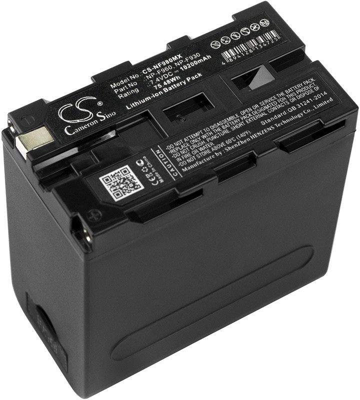 Cameron Sino Sony CCD-RV100 XL-B2 10200mAh 75.48Wh Li-Ion 7.4V CS-NF980MX