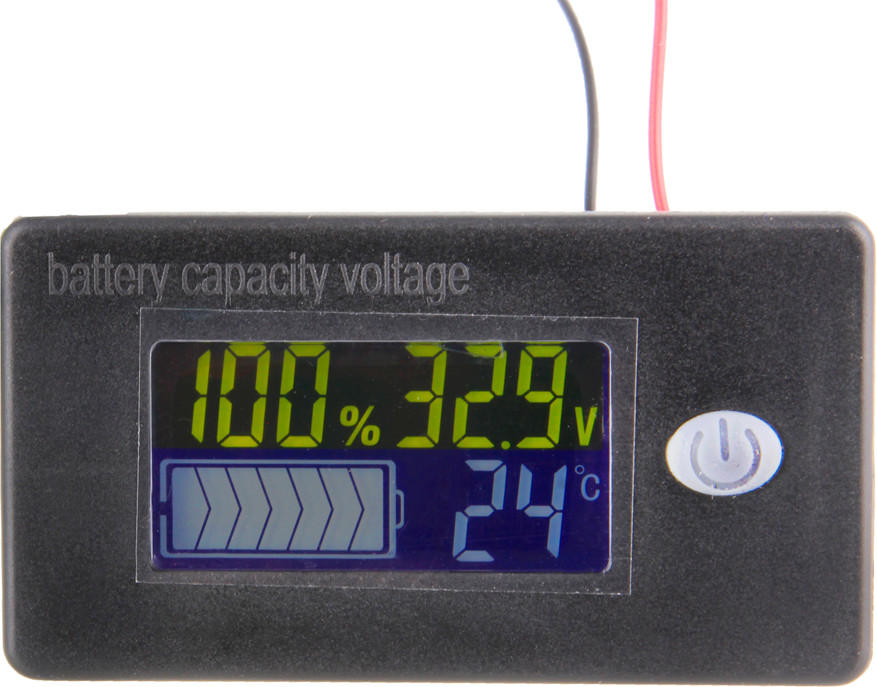 Wskaźnik LCD napięcia akumulatora JS-C35