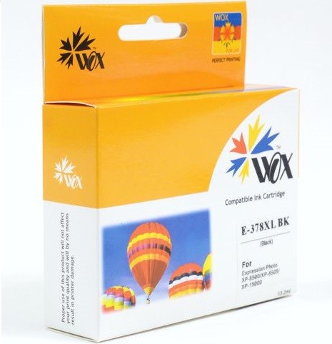 Wox Tusz Epson Expression Photo HD XP-15000 zamiennik 378XL Black 13ml E378BN (WOX-E378BN)