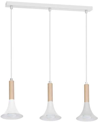 Luminex Lampa wisząca Gail 8086 lampa sufitowa 3x8W GU10 biała