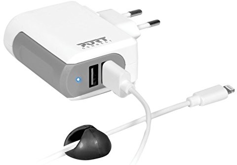 Port Designs Port ładowarka ścienna 2 USB + lampa błyskowa 900015
