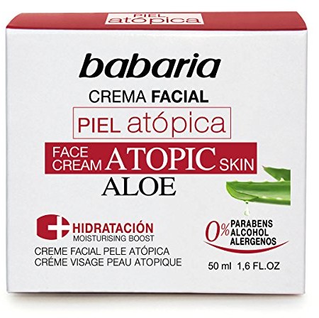 Babaria Aloe Vera Piel atopica Crema Facial 0% 50 ML 1004-21333