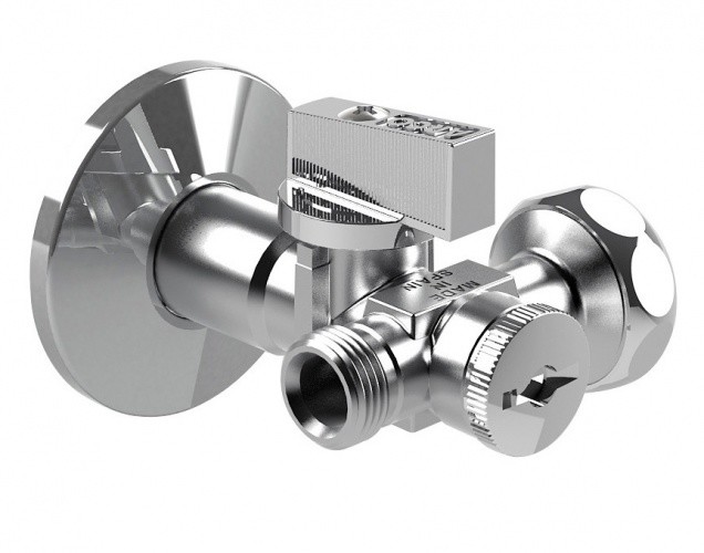 Arco Zawór kątowy 1/2x3/4x3/8 Combi Dual Filtr