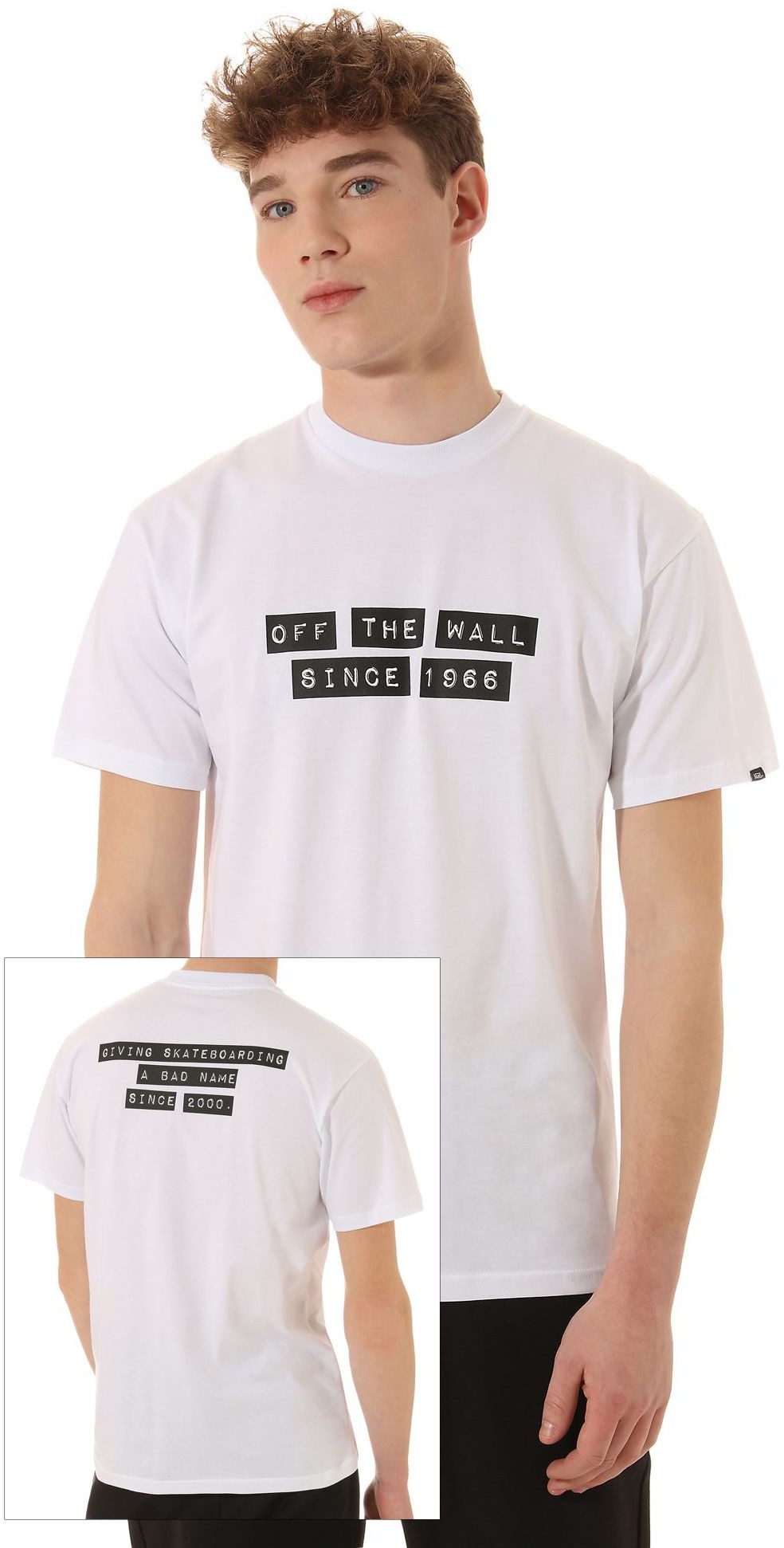 Vans t-shirt BAKER SS White