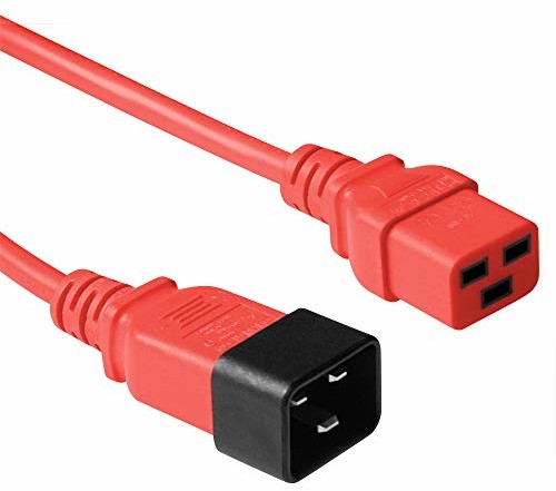 ACT Advanced Cable Technology C19  C20  1.20 m 1.2 m C19-C20 Sprzęgacz Czerwony power cable (ak5089)