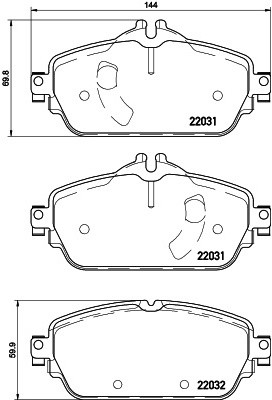 HELLA PAGID - Pagid GmbH) PAGID - Pagid GmbH) 8DB 355 021-541 8DB 355 021-541