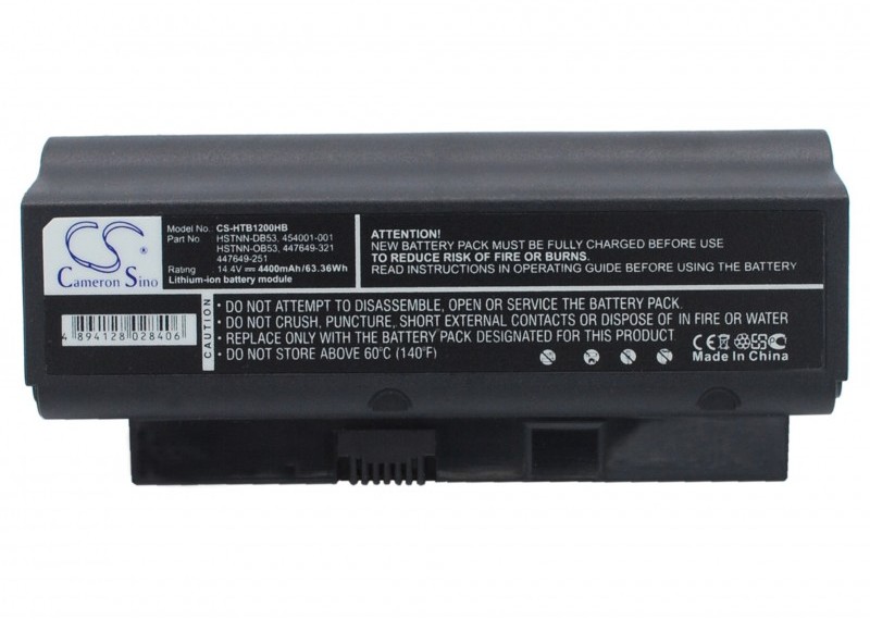 Cameron Sino Compaq Presario B1200 454001-001 4400mAh 63.36Wh 14.4V Li-Ion