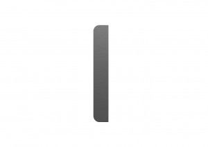 Roca A276356640 AQUOS Osłona syfonu STONEX 800 mm ONYKS
