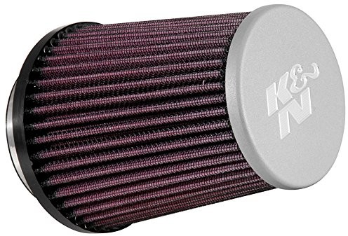 K&N Filtry powietrza K & N RE-5287 uniwersalny 76 MM przyłącze z silberen Top, Red RE-5287