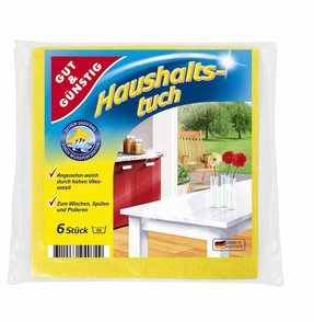 Gut & Günstig Dobrej jakości i niedrogie 845834000 ręcznik domowych  6 sztuki 845834000