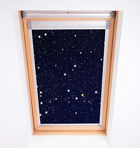 Bloc Blinds Bloc Skylight roleta 102 do okien dachowych Velux Blockout, czarna, 104
