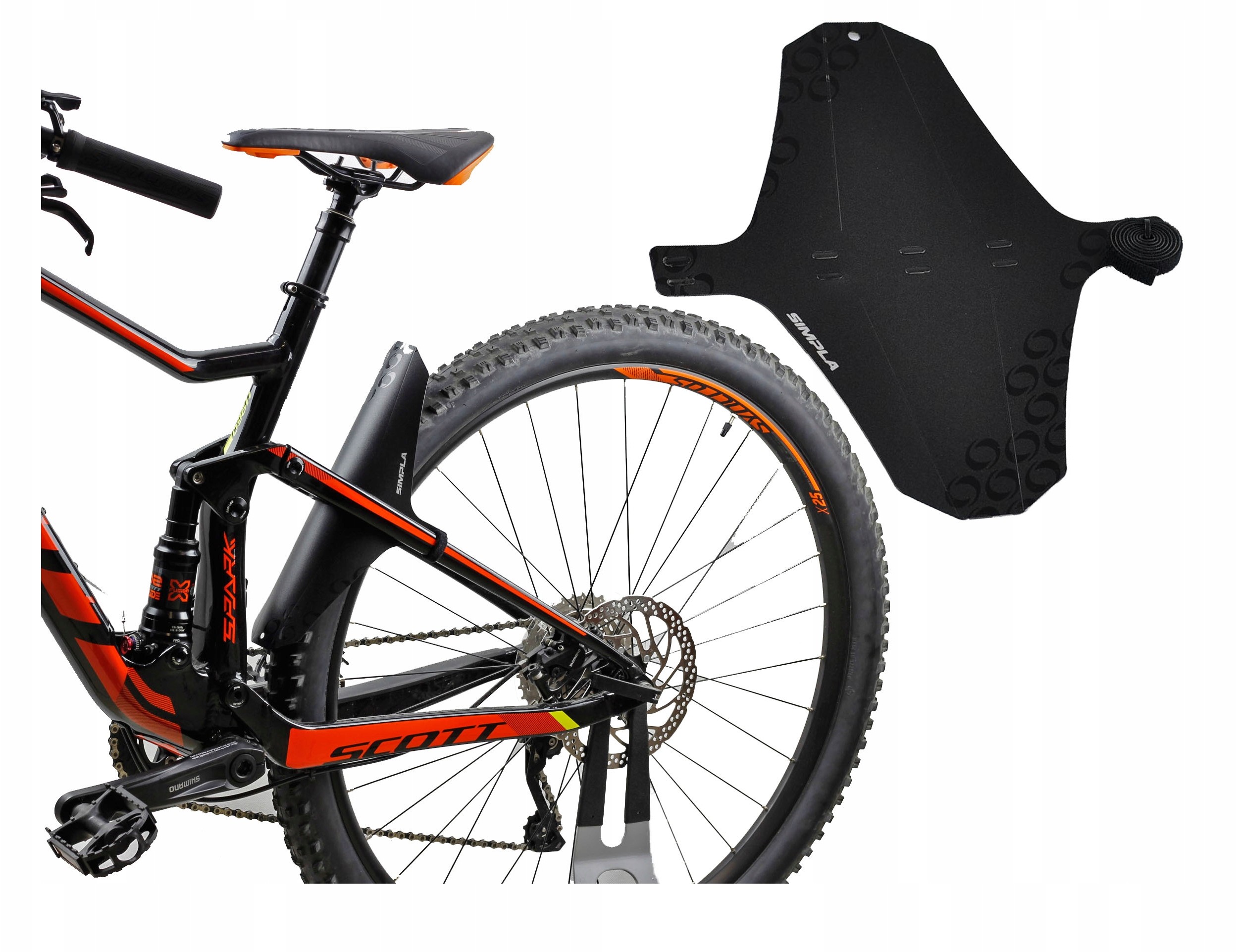 SIMPLA Błotnik Rowerowy Tylny Iq Enduro