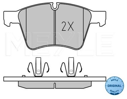 Wulf Gaertner Autoparts Zestaw klocków hamulcowych, hamulce tarczowe Wulf Gaertner Autoparts 025 241 5120
