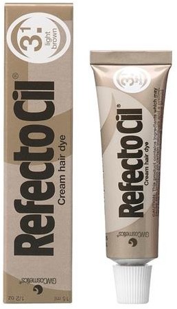 RefectoCil Eyelash And Eyebrow Tint henna do brwi i rzęs 3.1 Light Brown 15ml 34737-uniw