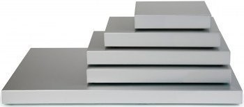 Cool Saro lodówko-płyta do serwowania model Stay 1/1 GN, metalowa, srebrna, 53 x 32.5 x 3.6 cm Kühl-Servierplatte Modell