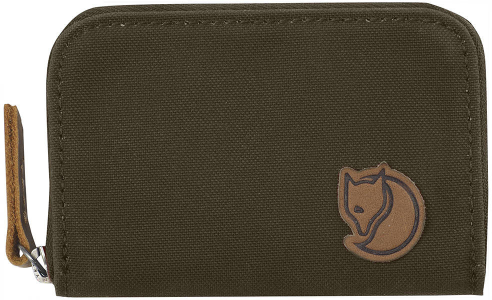 Fjallraven Portfel na wizytówki Zip Card Holder Fjallraven - dark olive 24218-633