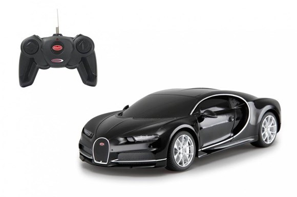 Jamara Bugatti Chiron 1:24 kolor czarny 27MHz 405136