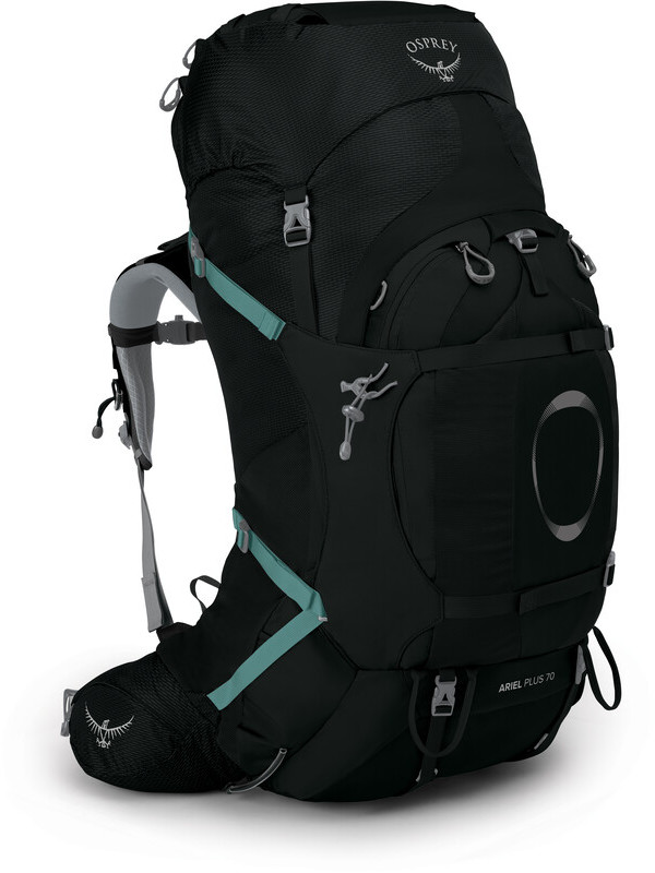 Osprey Ariel Plus 70 Backpack Women, black XS/S 2021 Plecaki turystyczne 1-040-430-XS/S