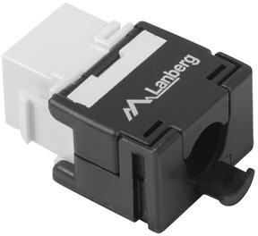 LANBERG Moduł keystone beznarzędziowy RJ-45/LSA UTP Kat.5e 180° LANBERG