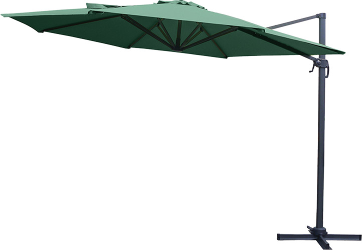 DUŻY PARASOL OGRODOWY - 3,5M ZIELEŃ PARASOL KAZUAR 3,5M ZIELONY